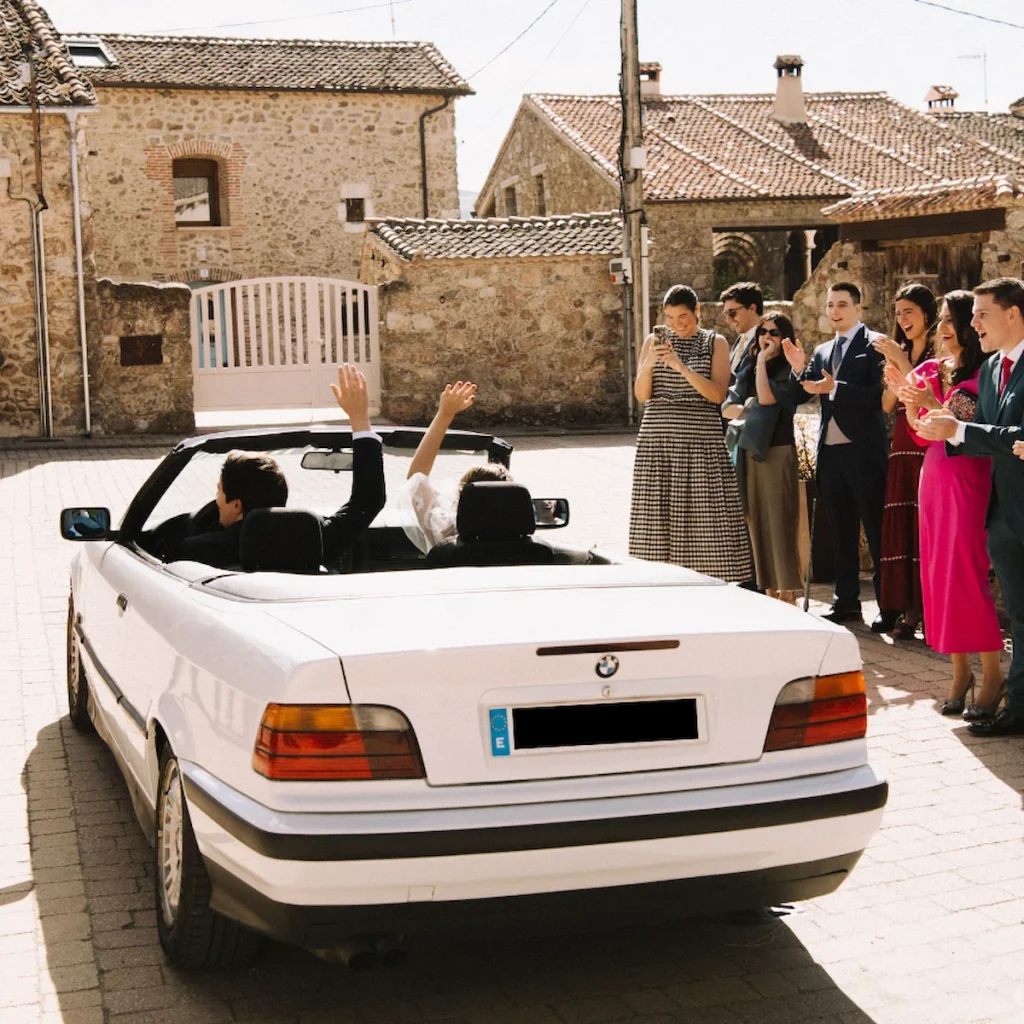 BMW coche clasico para boda