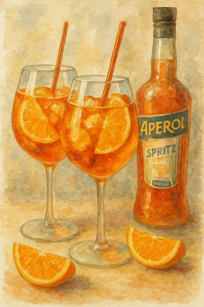 Corner de aperol spritz