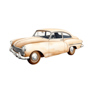 coche clasico miniatura