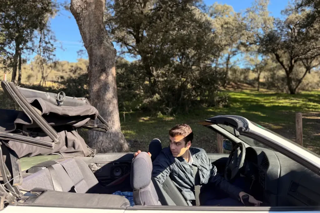 descapotbale coche clasico para boda
