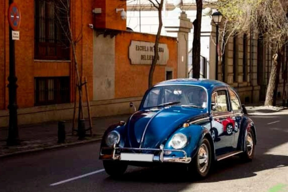 voklswagen beetle 1961 para alquiler en boda